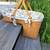 Longaberger 1999 Step it Up Staircase Basket With Fabric Liner 2 thumbnail