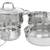 Gibson Home Bransonville 7 Piece Stainless Steel Cookware Set - NEW 1 thumbnail