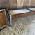 Mcm Glass Top Coffee Table Display Walnut Chrome Metal 1960’s 4 thumbnail