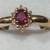 NEW 14K RUBY & DIAMOND RING 2 thumbnail