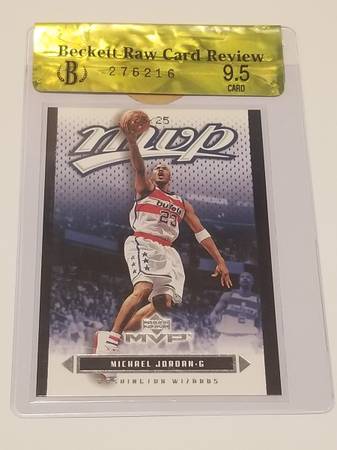 Michael Jordan 2003 UPPER DECK MVP Black 23/25 Beckett BGS 9.5 CARD🐐 1