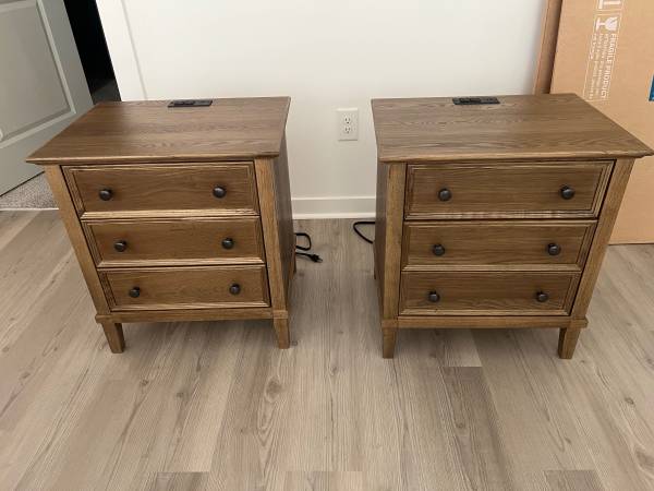 Solid Wood Night stand set 1