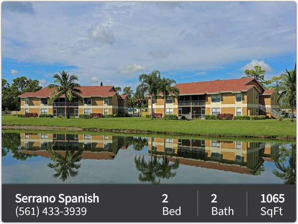 $1,990 / 2br - 1065ft2 - ¡No esperes!¡Estas ofertas de mudanza van rápido! 2x2 (West Palm Beach)64049274974211122