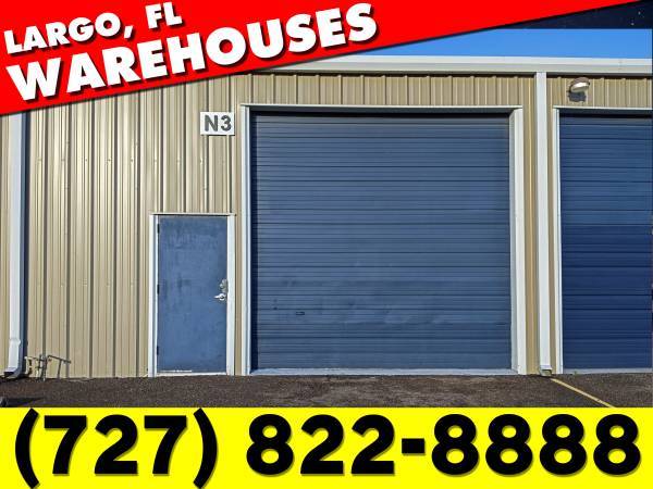 1,500sf: INDUSTRIAL WAREHOUSE/HOBBY SHOP/OFFICE & STORAGE/GARAGE/LARGO 1