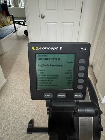 Concept 2 Rower - like new 1