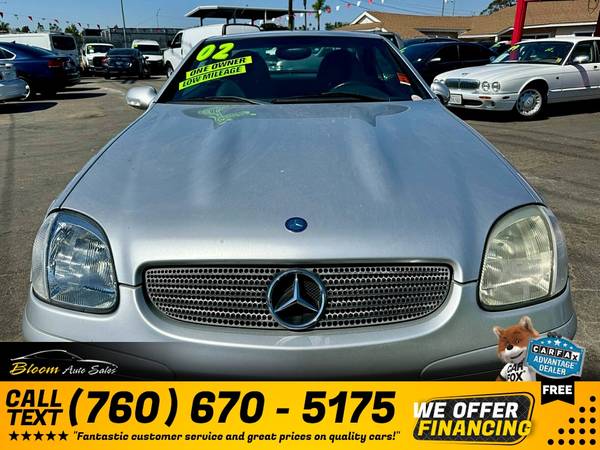2002 Mercedes-Benz SLK SLK 230 Kompressor 2dr 2 dr 2-dr Convertible PR - $4,990 (Bloom Auto Sales)63470059306371121