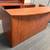Cherry Laminate Reception Desk with Pedestals 4 thumbnail