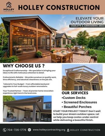 DECK, PORCHES, SHEDS BUILT FOR YOU 1