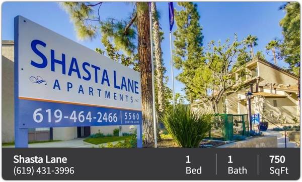 $2,195 / 1br - 750ft2 - Four-legged friends welcome! Enjoy our pet-friendly 1 BD / 1 BA. (La Mesa - Near SDSU)63878476850691120