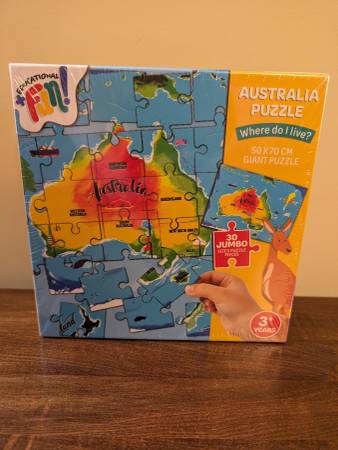 New Australia Educational Fun 30 Piece Jumbo Puzzle 1