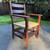 Stickley Brothers Mission Style Tiger quarter sawn oak chair & rush se 3 thumbnail
