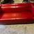 MCM Red Leather Couch 2 thumbnail