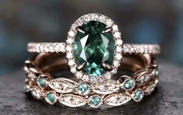 Gorgeous womans size 7-11 Wedding Birthday Engagement Gift ring 1