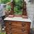 Antique dresser with marble top & mirror 1 thumbnail