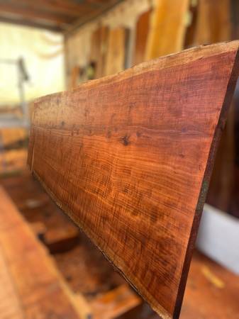 Large 11 Ft Figured Redwood Slabs ~ Live Edge ~ Sustainably Sourced 1