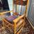 Vintage Mission Solid Oak Rocker with Detailed Back 1 thumbnail