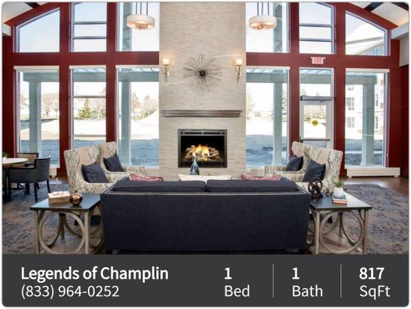 $1,333 / 1br - 817ft2 - Looking for the ideal 1 bed / 1 bath? Check out community! (Champlin)63666914591361121