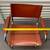 MCM Cantilever Burnt Orange Leather Chair 8 thumbnail