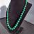 Matching Malachite Graduated Necklace and Dangle Earrings 3 thumbnail