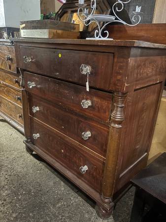 Thurmont empire solid wood with glass handles 1