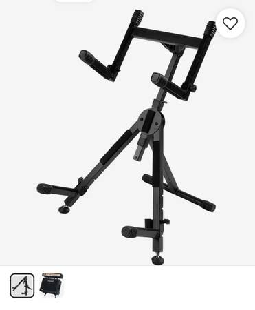 Quik-Lok BS-625 Amp Stand Black 1