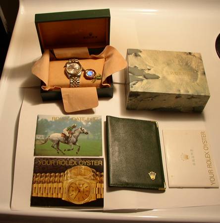 Rolex Two Tone Oyster Date Just w/Silver Dial Box,Tag,Papers 1