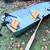 New Light Aluminum Boat w/ MOTOR, OARS FullSet,EZLoad Truck orRoofRack 3 thumbnail