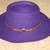 Purple 100% wool hat 5 thumbnail