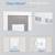 HYPERLITE Smart Mirror Bathroom 48"x32": Lighted Bathroom Mirror with 6 thumbnail