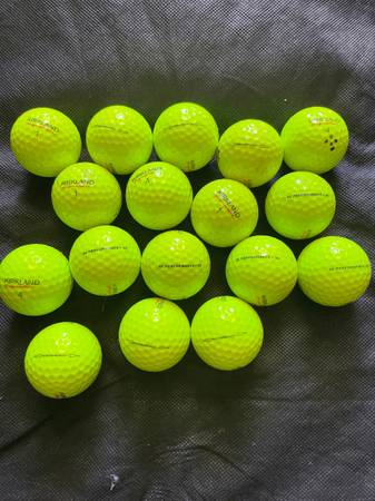 Kirkland yellow Performance + golf balls 1