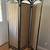 Room Screen 3 Panel Divider Fabric and Metal 72" Tall x 55" Wide total 2 thumbnail