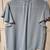 Ladies Light Blue Ruffled Short Sleeve Aconia Blouse 2 thumbnail