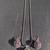 Ruby Gemstones & Sterling Silver Necklace and Earrings Set 1 thumbnail