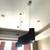 Modern Curved Pendant Light Fixtures with Fabric Shades [806.01] 3 thumbnail