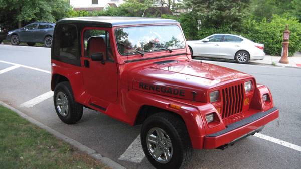 1991 Jeep Wrangler Renegade YJ 4X4 Hard Top Convertible Drives Great - $5,400 (Kew Gardens ny)63614660143617122