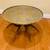 Vintage Mid Century Moroccan Style Oval Brass Spider Legs Folding Tray 1 thumbnail