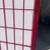 Red painted Asian inspired dressing screen room divider 3 thumbnail