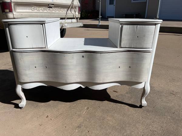 Antique All Wood Curved Face 1