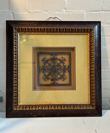 Ornamental “Brownstone Resin” Frame 1