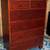 DRESSER Chest Bedroom Furniture 6 Drawer Storage Cabinet Dark Wood 1 thumbnail