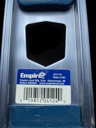 Empire 2' Nivel fabricado en EE. UU. Limpio - $13 (Baldwin)63471465065475121