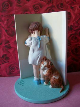 Bessie Pease Gutmann Figurine IN DISGRACE  by Danbury Mint 1992 1