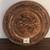 Vintage Embossed Copper Wall Plate – Fruit Basket Design – 14" 1 thumbnail