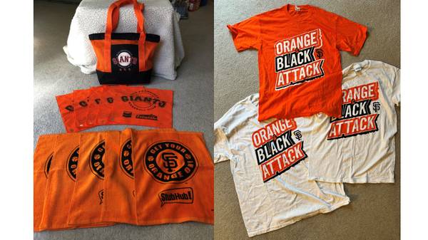 Big Lot of 14 SF GIANTS Cheer Memorabilia NEW 1