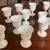 13pc Indiana Colony Glass Co Milk Glass/Cream Sugar Set Embossed Grape 5 thumbnail