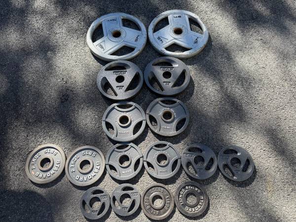 Full Olympic Weight Plate Set 1