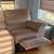 Comfortable, neutral-colored, dual-recline, three-seat sofa 2 thumbnail