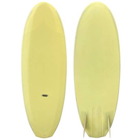 5'0" Sarinana Surfboards "Uni" - New EPS Channel Twin Fin Surfboard 1