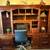 CUSTOM EXECUTIVE DESK + HUTCH / BOOKCASE / FILING CABINET – 98” WIDE  $1,350 2 thumbnail