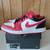 Jordan 1 Low Shoes Bulls Red Black White Men's 10.5   NEW 1 thumbnail